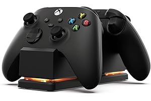 PowerA Dual Charging Station for Xbox - Black, Wireless Controller Charging, Xbox Series X|S, One