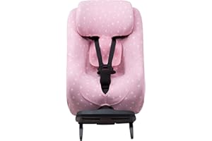 JYOKO Kids Funda de algodón para Silla de Coche Compatible con Concord Reverso I-Size Plus (Pink Sparkles)