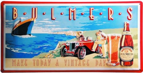 Preisvergleich Produktbild Schild Alu Artdeco Bulmers 250x500mm 250x500mm