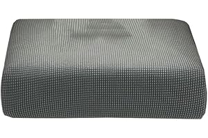 Miecoae Copri Pouf Elasticizzato Rettangolo Quadrato Copri Pouf Poggiapiedi Copri Pouf Divano Copri Pouf Fodere Coprisgabello Quadrato (Color : #10, Size : 80-97cm/32-38in)