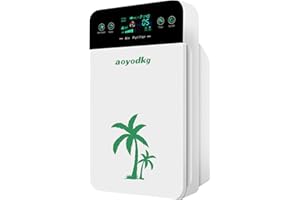 Purificateur d’Air Maison XL pour 72m², Améliore le sommeil,Silencieux, HEPA H13 et Technologie PlasmaWave. Réduit à 99,999% pour Les Salons et Bureaux de tous les polluants (Blanc)