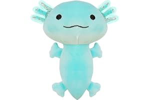 YILITI Axolotl Stuffed Animal Toys, 9.8 Inch Cute Plush Doll, Soft Axolotl Plush Birthday for Boys and Girls (Blue)