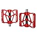 Produktbild Fahrrad Pedale Trekking,Aluminiumlegierung Fahrrad Pedale Bike Zubehör für MTB rutschfeste Radfahren Pedal mit 3 Lager Carbon Fiber Pedal
