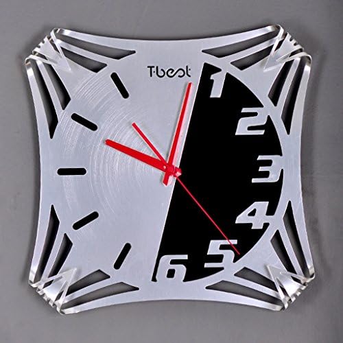 PRIDE S Fashion Creative Living Room Mute Hanging Clocks Personalized Clocks Aviation Art Metal Decoration Simple Wall Clock
