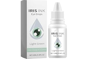 PUKMQU Fancy Drops Eye Color Changer, Fancy Drops Change Your Eye Color, Irisink Eye Drops, Eye Color Changing Drops, Irisink Pro Eye Drops, Color Changing Eye Drops, Change Eye Color (Light Green)