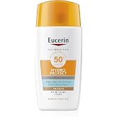 Eucerin Sun Face Hydro Protect Ultra-Light Fluid SPF 50+ with Medium Tone | Effectively protects against UVA and UVB, moistur
