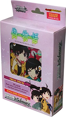 Preisvergleich Produktbild Bushiroad WS-TD-277133-EN - Trial Deck Nisemonogatari, Kartenspiel, weiß / Schwarz