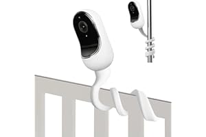 HALOERA Safer Baby Monitor Mount for Owlet Duo, Owlet Cam Baby Monitor, Flexible Twist Mount