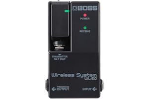 BOSS WL-50 Bezprzewodowy Wirtualny Kabel Gitarowy do Pedalboardów | System Bezprzewodowy typu Plug-And-Play w Formacie Pedału | Do Gitary, Basu i Innych Instrumentów Elektronicznych