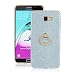 Produktbild Samsung Galaxy A9 (2016) A9000 Hülle, TOTOOSE Funkelnd Slim Fit Weich TPU Zurück Hüllenabdeckung mit Ring Griff Standhalter für Samsung Galaxy A9 (2016) A9000 Blau