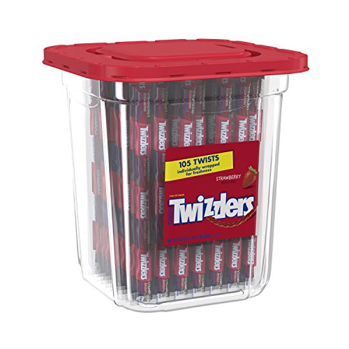 TWIZZLERS Strawberry Twists, 105 Count, 33.3 Ounce