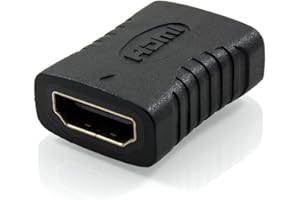 PENCILUPNOSE© HDMI Female To Female Adapter Connector HDMI Extension Extender Cable Supports 8k 4K 60Hz 3D