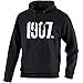 Produktbild Jako Würzburger Kickers Kapuzensweat 1907, Farbe:schwarz, Größe:128