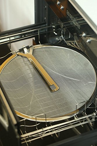 Culina® Premium 33cm rostfreies Edelstahl Spritzschutzsieb. Zusammenklappbar. - 4