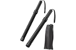 Ronyme 2 x Battle Ropes Übungsseil, tragbar, Rutschfester Griff, Fitnessgeräte, robuste Power Ropes, Trainingsstäbe für Übungen, Seil mit Tasche