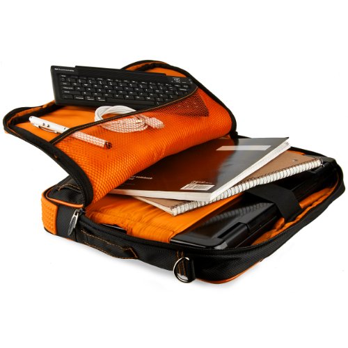 Vangoddy Pindar PC Laptops und Tablets Tasche Nylon für Laptop für 12 Zoll 13 Zoll und 14 Zoll PC Laptops und Tablets orange - 4