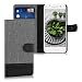 Produktbild kwmobile HTC One A9 Hülle - Kunstleder Wallet Case für HTC One A9 mit Kartenfächern und Stand