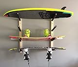 Gepolsterte Armlehnen WAKEBOARD Wand Rack Mount --hält 4 Boards