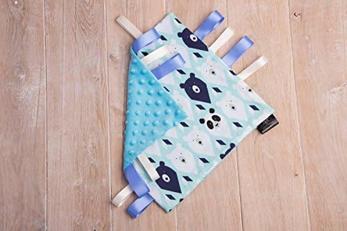 Taggie blanket, baby taggie blanket, baby comforter, personalised taggie, baby shower gift, teether toy