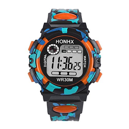 Abeillo Kids Camo Digital Watches Fashion LED Watch Wristwatch Waterproof Outdoor