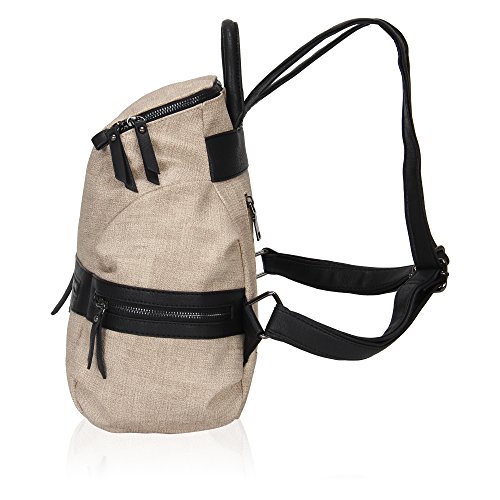 Veevan Damen Freizeit Daypacks Leder Rucksack - 3