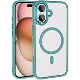 Spia Apple iPhone 16 Plus ile Uyumlu Kılıf Yeşil Lime Kablosuz Şarj &Ouml;zellikli (Apple iPhone 16 Plus ile Uyumlu, Yeşil)