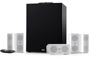 Teufel CONSONO 35 Concept Power Edition - 5.1 Surround Soundsystem, Komplettsystem Heimkino mit integriertem AV-Receiver, Bluetooth, Dolby Audio, USB-C-Soundkartenfunktion, HDMI ARC CEC - weiß