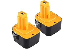 POWTREE 2 x 3,5 Ah akumulator zastępczy do akumulatora Dewalt 12 V NI-MH DC9071 DE9075 DE9071 DE9074 DW9071 DW9072 DE9501 DE9072 DE9072 DE9072