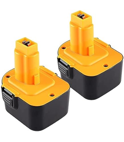 12 V 4,8 Ah DC9071 Ni-MH Remplacement Pour Batterie Dewalt 12 V DC9071 DE9071 DW9072 DE9074 DE9075 DE9501 DW9071 DE9037 DE9072 152250-27 3977455 -01 Batterie Outils électriques Sans Fil (lot De 2