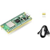 Pre-Soldered Raspberry Pi Pico 2 W with Header RP2350 Microcontroller Board Mini Board Based on Official RP2350 Chip,Supports