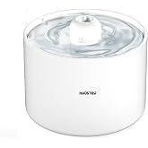 Haustier WF013 Seramik Otomatik Kedi Su Sebili,Kedi Su &Ccedil;eşmesi, Su Pınarı 2Lt Geniş Hazne, Ultra Sessiz, &Ccedil;ok Katmanlı Filtras
