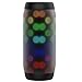 Produktbild MYGIRLE Bunter Wasserdichter LED-Licht Beweglicher Bluetooth-Sprecher-Drahtloser Superbaß-Minisprecher-Blinkende Lichter FM,Black