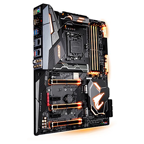 GIGABYTE Intel 1151 Socket Z370 Chipset Aorus Gaming 7 D4 ATX Motherboard - Black