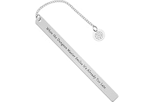 XIMALUN Gift for Dungeon Master When The Dungeon Master Smiles It's Already Too Late Bookmark Dungeons and Dragons Gift RPG Gamer Gift DND Player Gift Dungeon Master Fans Gift