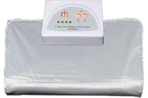 Body Shaper Weight Loss Far Infrared Heating Slimming Blanket 8 Types Options Elitzia ETPQ016 (Cyan Standard Type)