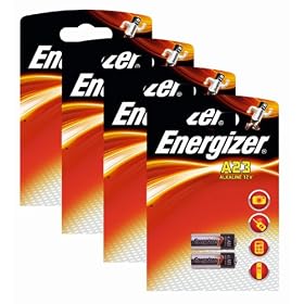 Energizer originale batterie spéciale Alcaline A23 (12 volts, 4x 2-Pack)