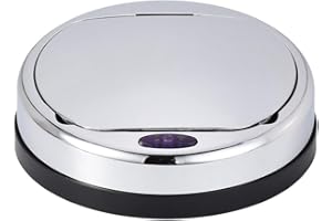 KITCHEN MOVE Couvercle de poubelle automatique rond modèle ARTIC Chrome