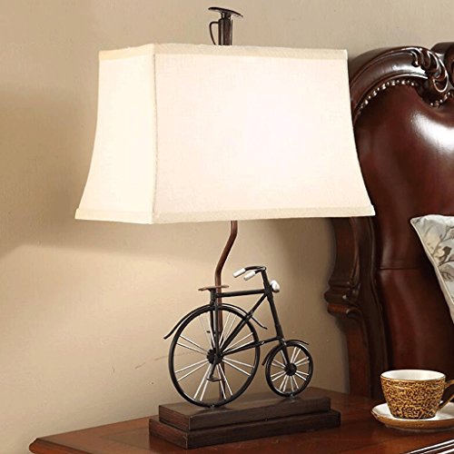 Preisvergleich Produktbild RXL Kreative Fahrradlampe Schlafzimmer Nachttischlampe amerikanische pastoralen Wohnzimmerlampe modernen minimalistischen Dekor