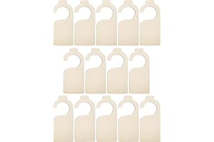 TopHomer 14PCS Wood Wardrobe Dividers, DIY Generic Clothes Dividers, Writable Closet Dividers for Sorting Clothes Color and Size Reusable Closet Rack Dividers for Baby, Children, Adult