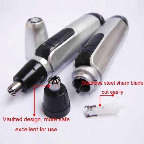 Olym Store New Nose Ear Hair Trimmer Shaver Clipper Cleaner