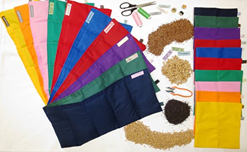 Körnerkissen Dinkelkissen (Kein Weizen) Wärmekissen ca. 50x20cm Rosali Blomma Rosen - 4