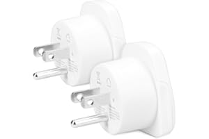 kwmobile 2 x adapter podróżny USA Typ-B – adapter podróżny do gniazdka typu B np. Ameryka, Kanada, Tajlandia - adapter prądu na urlop, biały