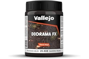AV Vallejo Weather Effects 200 ml – Boue de modelage épaisse russe, (l'emballage peut varier)