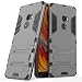 Produktbild Hülle für Xiaomi Mi Mix 2 (5,99 Zoll) 2 in 1 Hybrid Dual Layer Shell Armor Schutzhülle mit Standfunktion Case (Grau)