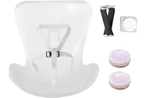 Valicaer Doll Car Seat,for 17cm Doll Cute Plush Baby Car Seat Toy with Car Aromatherapy and Aroma Diffuserfor Car Air Vent Decoration,Functional and Fashionable Accessory (Clear)