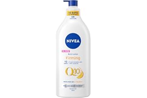 NIVEA Fasthet Body Milk Q10 48H (1x 625ml) - Fuktgivande kroppsmjölk berikad med Co-Enzym Q10 och C-vitamin - Uppstramande fuktgivande kroppskräm för normal hud