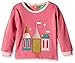 Little Green Radicals Unisex Baby Enchanted Castle Applique T-Shirt, Pink, 9-12 Months