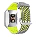 Produktbild Fitbit Ionic Armband, FEITONG Silikon Uhrenarmband Perforiert Lüften Zubehör Sport Watch Straps für Fitbit Ionic (145-210mm, Grün)