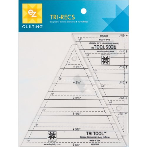 EZ Quilting Tri-Recs Schablone aus Acryl