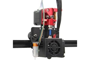 Befenybay Upgrade Direct Dual Gear Extruder Support Kit Easy Print elastyczny filament do drukarki 3D Creality Ender 5/Ender 5 Pro/Ender 5 Plus (płyta + Dual Gear)
